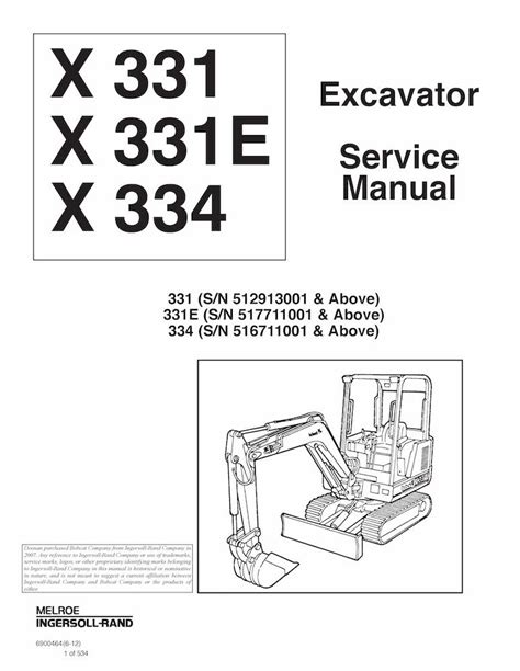 1998 bobcat mini excavator x331|bobcat 331 owners manual.